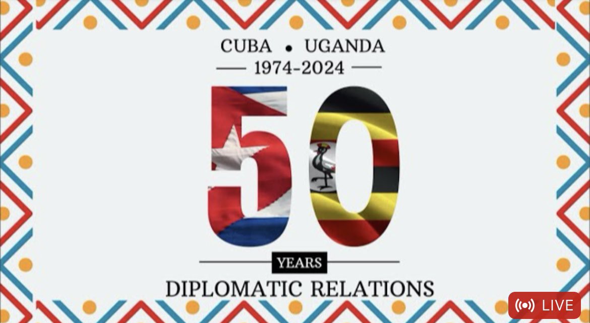 50th Anniversary of Cuba-Uganda Diplomatic Relations #HappeningNow at Uganda Christian University (UCU) #Cuba #CubaUganda #50thAnniversary Livestream: youtube.com/live/CRn6p-uqO…