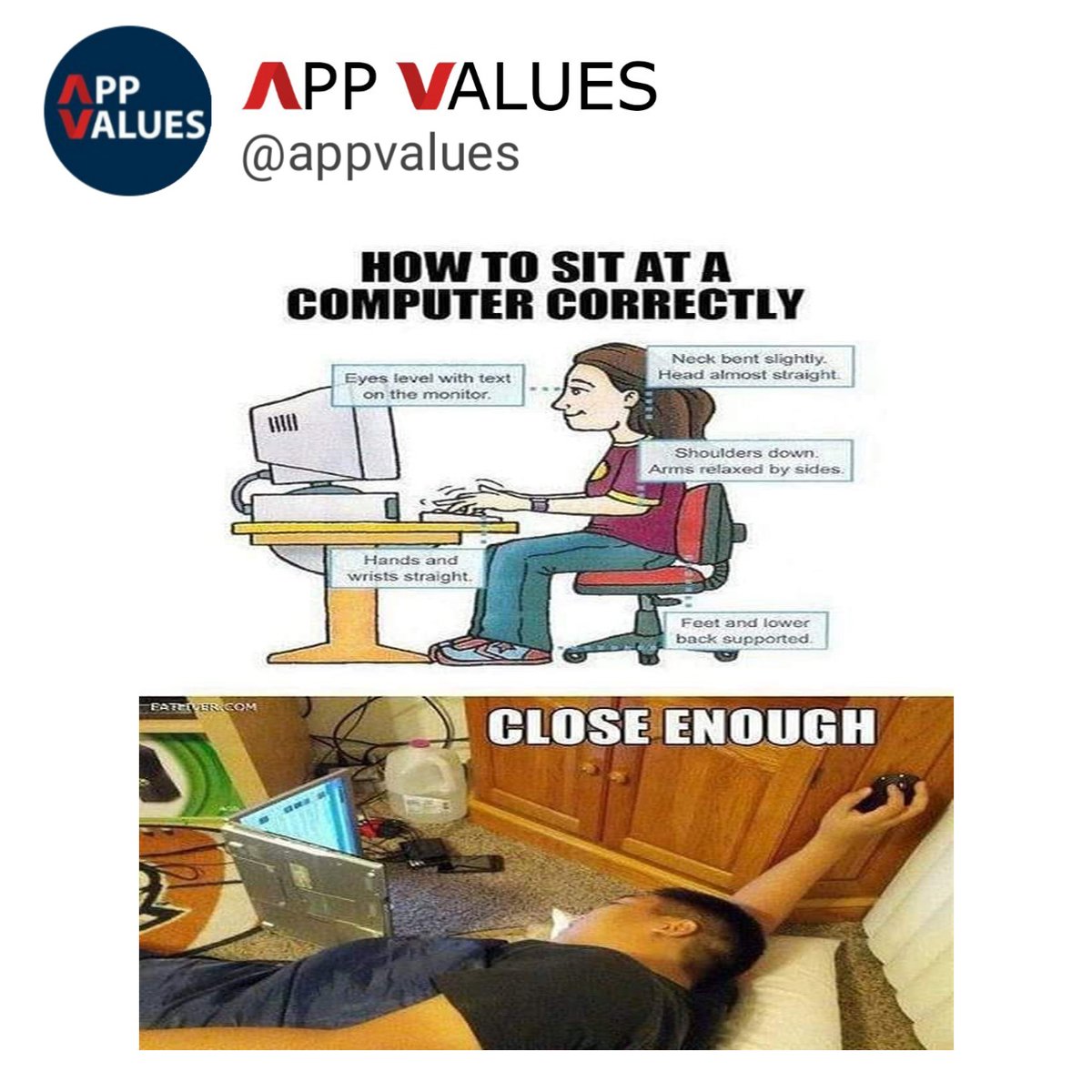 App_values's tweet photo. Close Enough

#html #programming #app_values #programmer #programmers 
#css #fullstackdeveloper #fullstack 
#tech #techmemes #memes #cybersecurity #dataanalytics #andrioddevelopment #apps #project 
#btech #degree #finalyearproject https://t.co/io3jDcnZDU