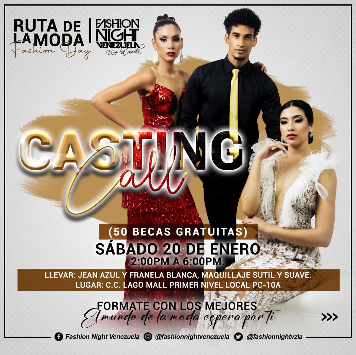 richardprod's tweet photo. HOY 𝐂𝐀𝐒𝐓𝐈𝐍𝐆 𝐏𝐑𝐄𝐒𝐄𝐍𝐂𝐈𝐀L
📅 HOY SÁBADO 20 DE ENERO 2024
⏰HORA: 2:00PM 
📍LUGAR: CENTRO COMERCIAL LAGO MALL -
Primer Nivel Local PC10A https://t.co/GvHbdv4pw5