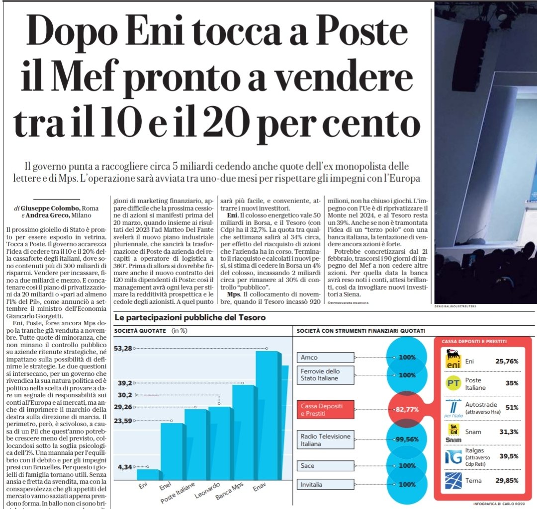 Gitro77's tweet photo. Ricordiamo che negli anni 90 l'Italia è stato il Paese a privatizzare (cioè a svendere i beni pubblici) più di tutti in Europa, sia in valori assoluti (circa 120 miliardi) che in percentuale al PIL (circa il 13%). https://t.co/LQJF2Z75DA