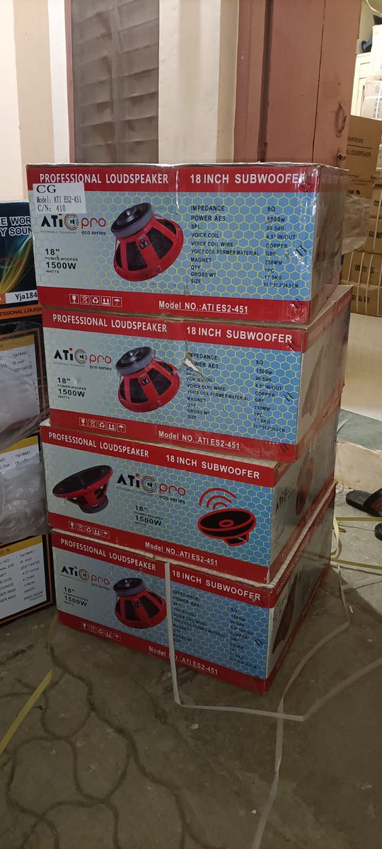 atiprotech's tweet photo. ATI ES - 2.451 & YJ - 18A. 451 8 pc sold to Satisfied Customer π
π
°ππ
Έ π
Ώππ
Ύ is a quality that customer believes β€οΈπ―
#atipro #brand #djlights #djspeaker #amplifier #highquality #techno #djequipments #customer #customerfavorite #indianbrand https://t.co/HLBeHAqy4V