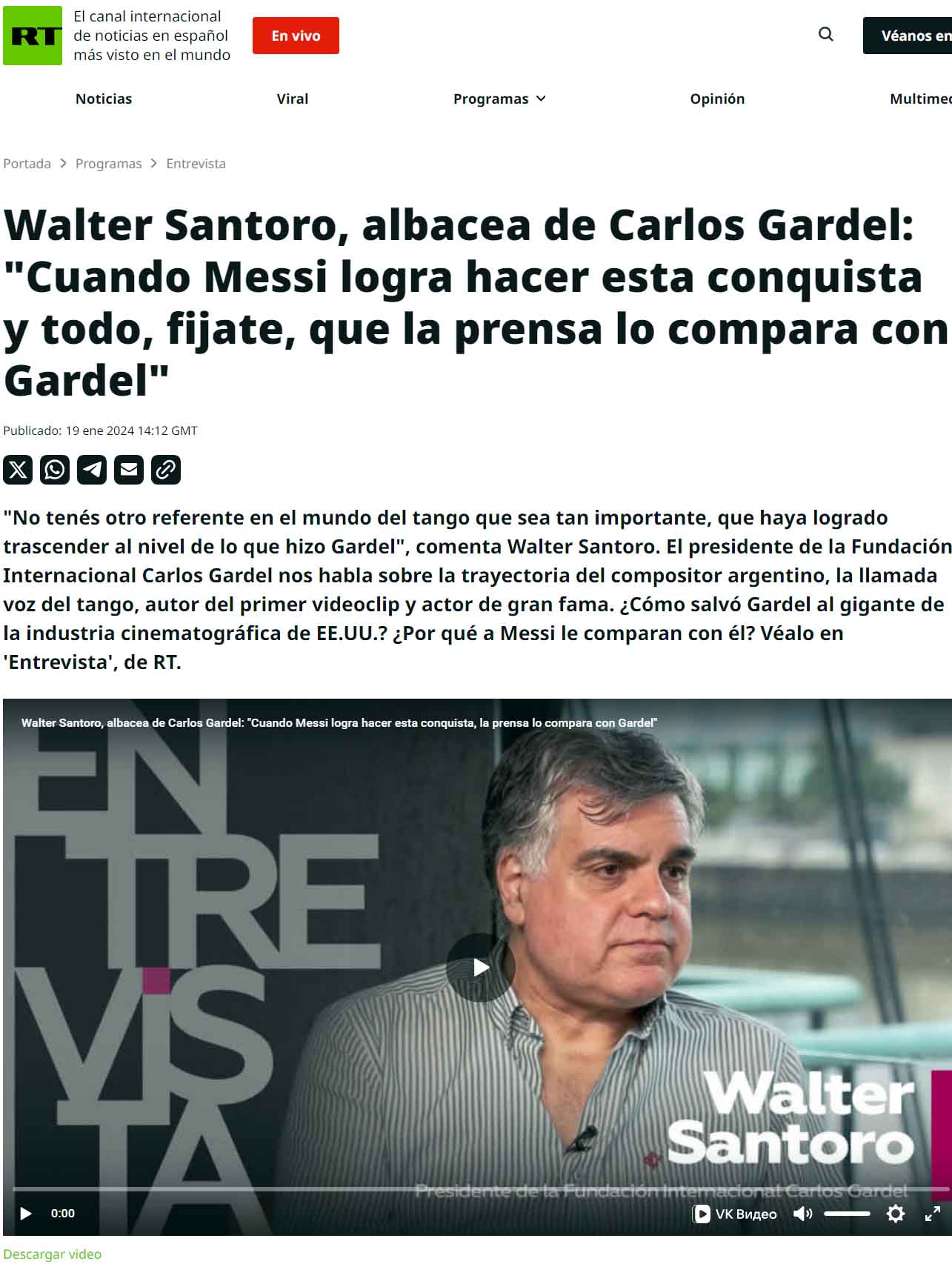 Carlos Gardel (Argentina)