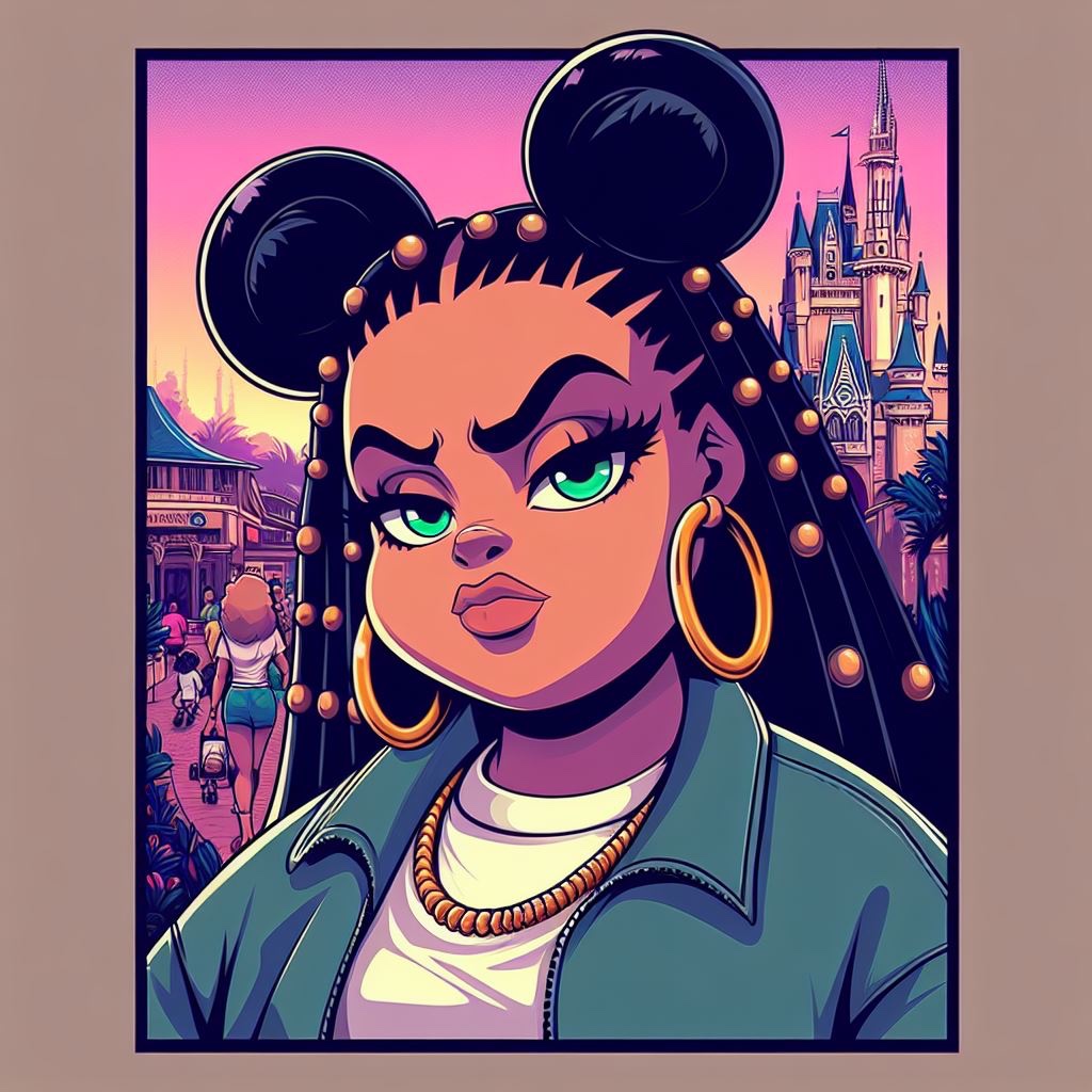LovingLaia's tweet photo. Me as a boondock character 🤪🤪 #boondocksai #loveit https://t.co/rQh2Tl7Y0S