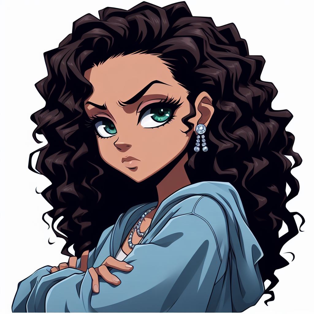 LovingLaia's tweet photo. Me as a boondock character 🤪🤪 #boondocksai #loveit https://t.co/rQh2Tl7Y0S
