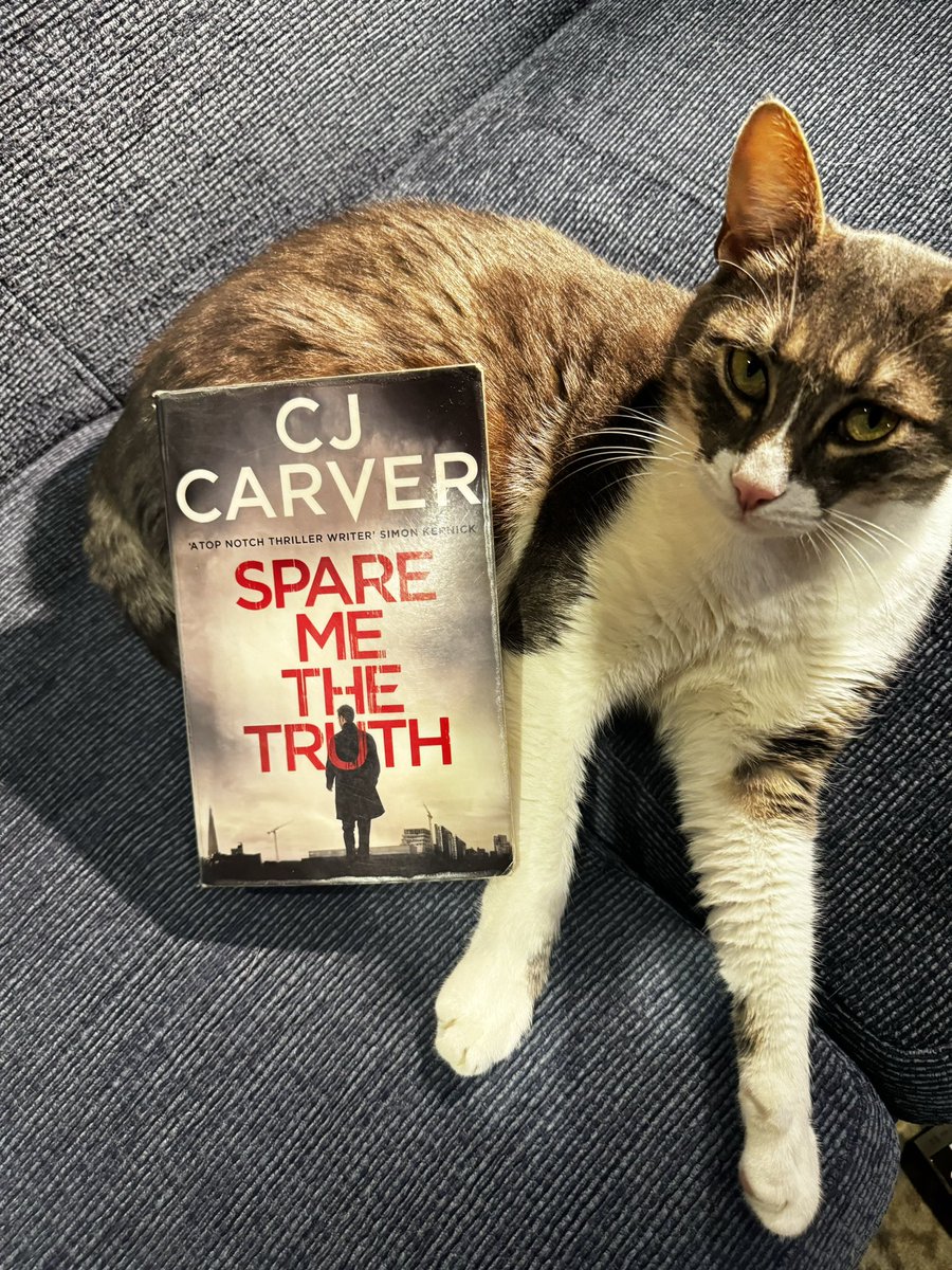 Oh my. Got this sizzler by  @C_J_Carver out of @ExeterLibrary - a masterpiece in pace and plotting. Next TBR #ATreacheryOfFriends #booktwitter