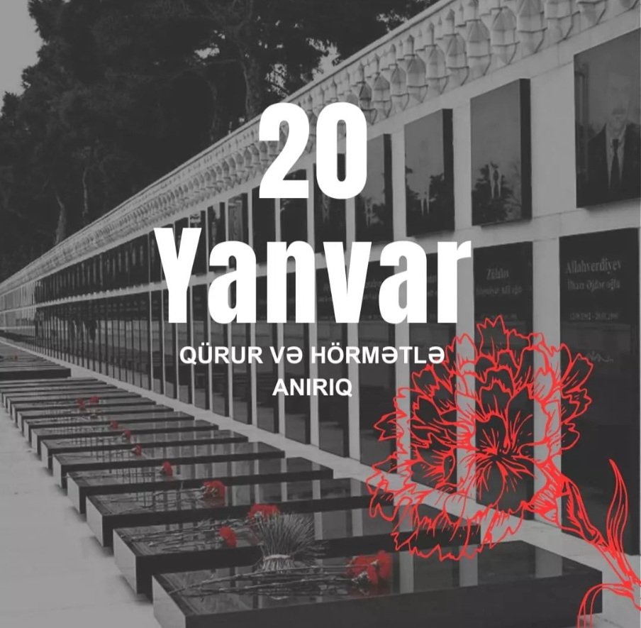 vugarabdullah's tweet photo. 20 Yanvar Azərbaycan Türkünün Əsrlik Məzalimə Qarşı Şahlanışıdır, İmperiya Qandallarının Qırılma Nöqtəsidir, Şər Gücün Ağır Silahına Qarşı Əli Yalın, Başı Dik, Geri Dönməməyi Gözə Alaraq İnsan Qanını Donduran Bir Şücaət Yürüyüşüdür, Tərif Edilməz Bir Qəhrəmanlıq Dastanıdır... https://t.co/dXqAadizoz