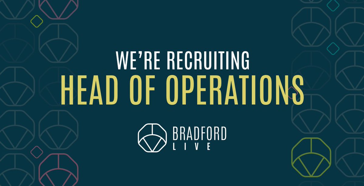 The Head of #Operations is a crucial role at Bradford Live. We are looking for a candidate to provide strong, credible leadership, creating a culture of empowerment & development through values & performance. 🤝 Apply today 👉 bit.ly/48siPT5. Deadline 24.01.24.