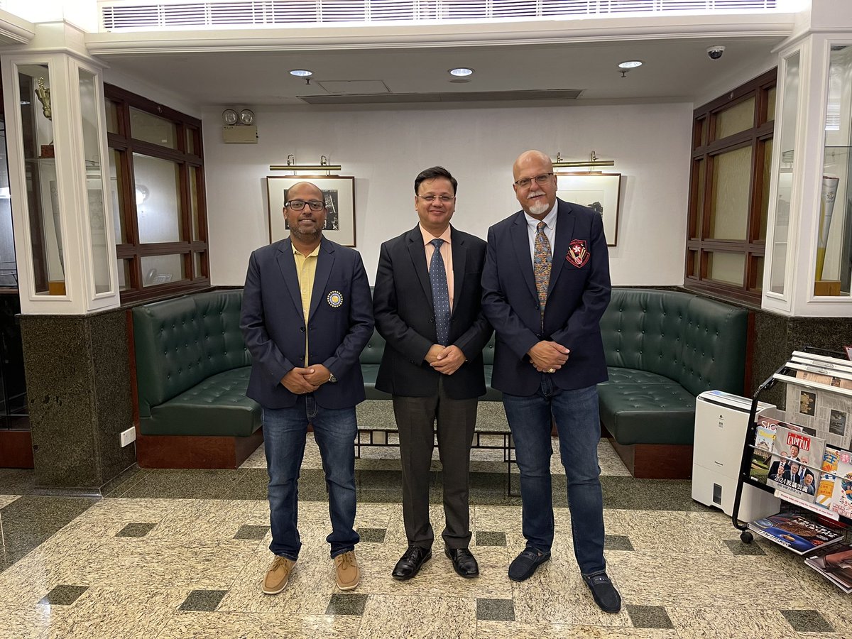 Last Thursday we welcome <a href="/indian_deaf/">The Indian Deaf</a> officials Mr Sumit Jain &amp; Vineet to Hong Kong for our cricket team meeting proposing plans and collaboration with <a href="/CricketHK/">Cricket Hong Kong, China</a> &amp; support our HKDCA in Hong Kong for all Deaf cricket players to play tournaments. Hopeful for the near future <a href="/BCCI/">BCCI</a>