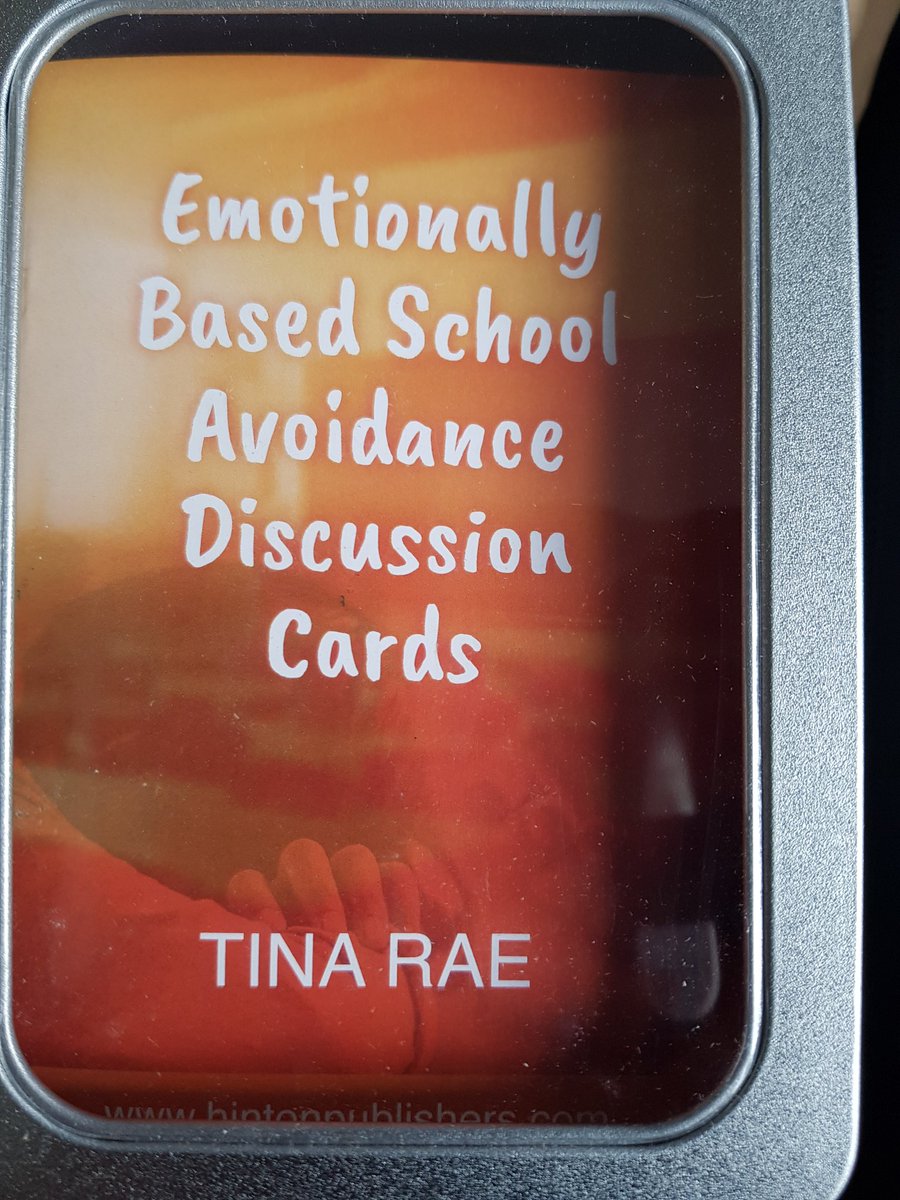 The post just arrived! Delighted to see the 1st of my new series of discussion card tins from @Hinton_House so practical & user friendly & a really fantastic addition to the #EBSA toolkit Do take a look! #mentalhealth #intervention #twittereps #psychology #Wellbeing #attendance