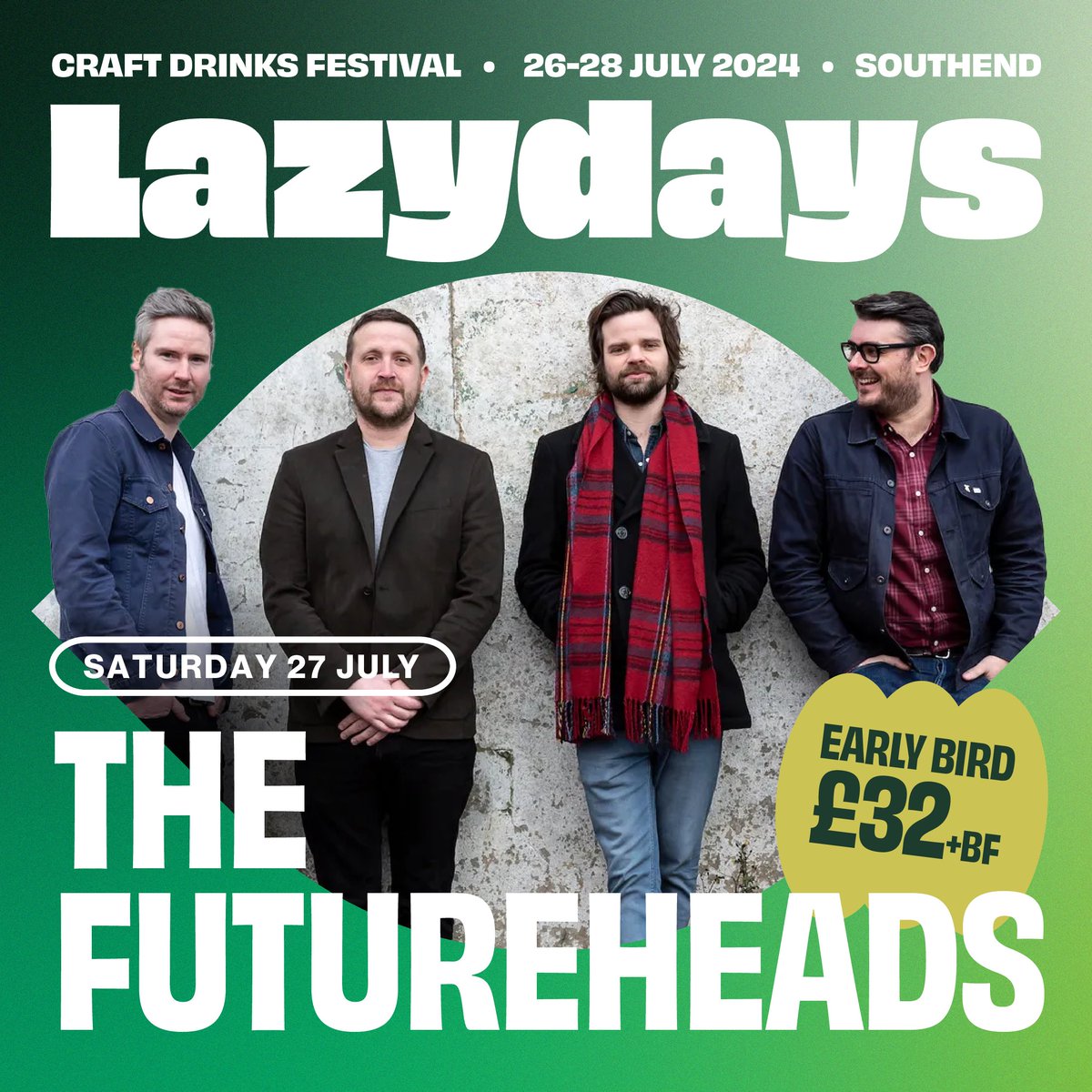 𝗧𝗵𝗲 𝗛𝗼𝘂𝗻𝗱𝘀 𝗼𝗳 𝗟𝗼𝘃𝗲 𝗮𝗿𝗲 𝗰𝗮𝗹𝗹𝗶𝗻𝗴! Post-punk quartet <a href="/thefutureheads/">The Futureheads</a> play our Saturday day session - 27 July. Having amassed 6 critically-acclaimed albums, headlined countless tours and bagged an NME Single of the Year, this is a set not to be missed!
