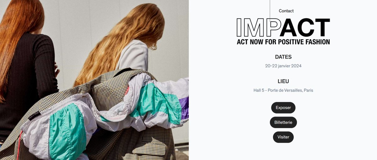 ConstanceBI1's tweet photo. 👗🌱 #ModeDurable : ce week-end c'est le salon Impact à Paris (Porte de Versailles), avec des conférences sur la traçabilité, l'impact, l'inclusivité.

Toutes les informations sur le lien ⤵️
https://t.co/0XaXUWM8nD 
@whosnextdotcom #PositiveFashion https://t.co/g7nlSHaL3I