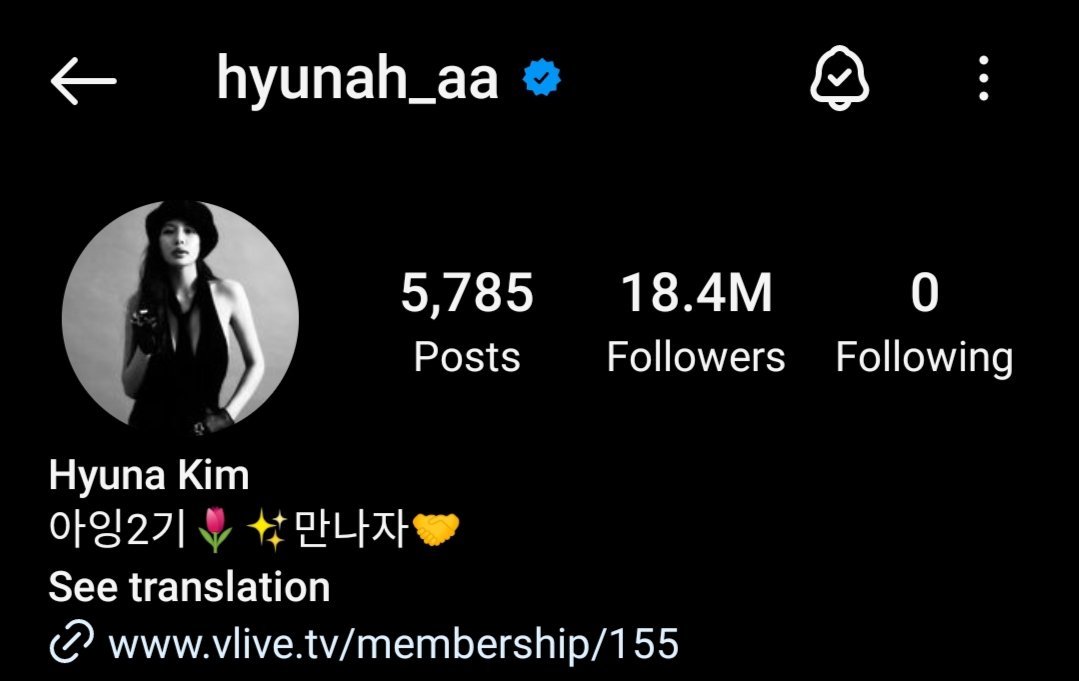 chun9hachart's tweet photo. HyunA has lost over 100K followers on Instagram within one day. Cheers to that and I wish you go down even further. https://t.co/Cv8X6clHEL