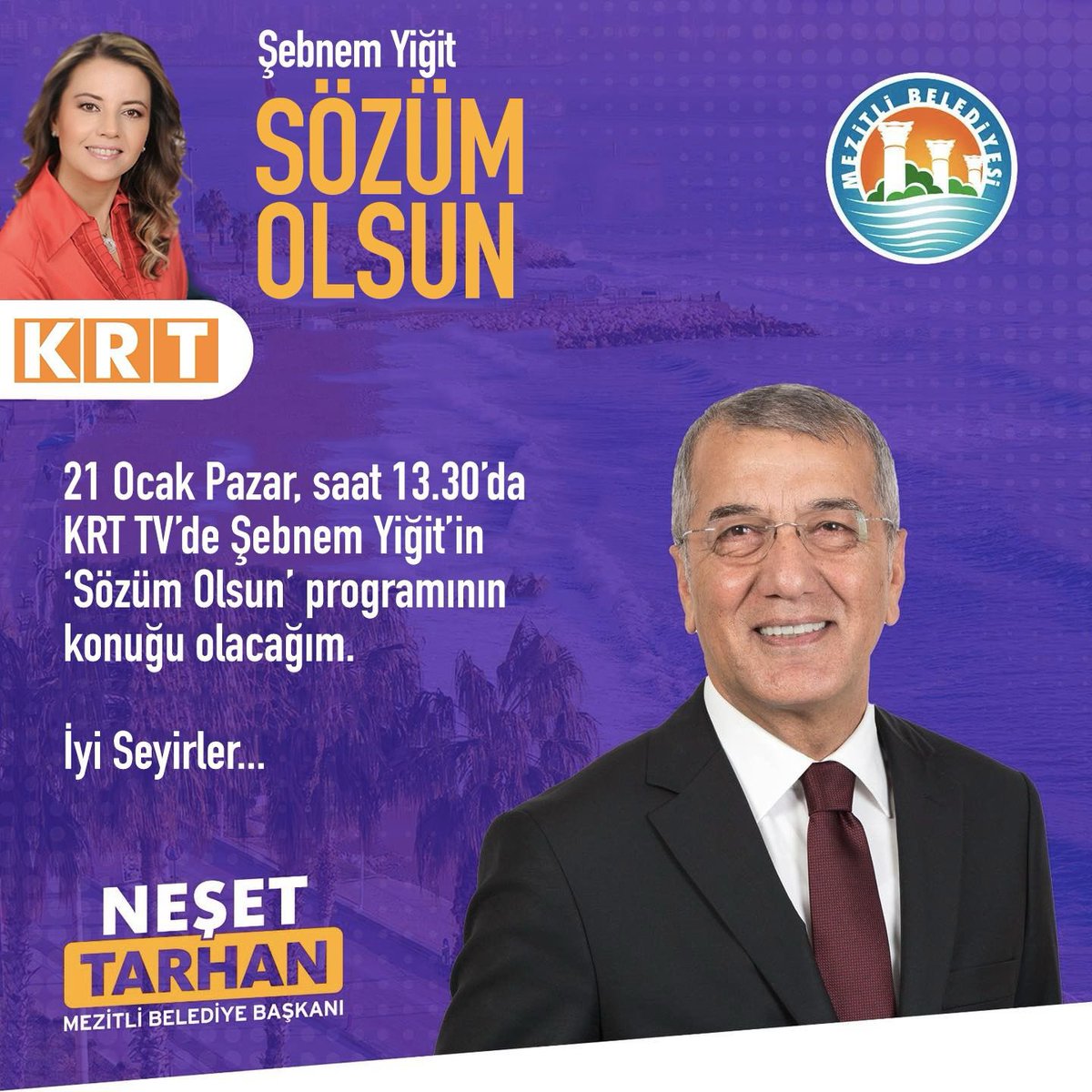 yigtsebnem's tweet image. Sn. Neşet Tarhan yarın canlı yayında program konuğum📹
#tvprogram #canlıyayin #yerelyönetimler #sözümolsun