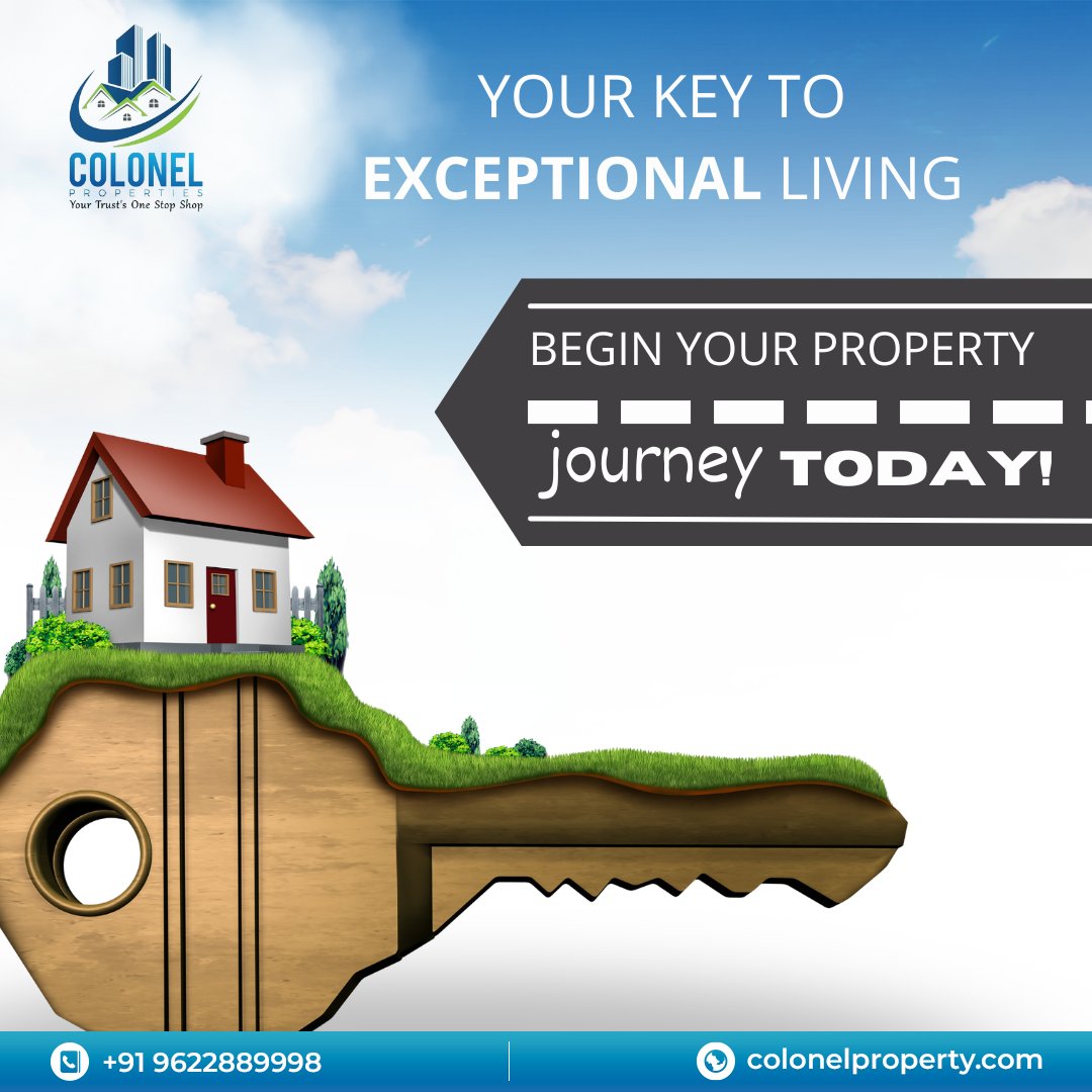 ColonelProp's tweet photo. Contact us at +91 9622889998, and let's turn the key to your perfect property
.
.
.
.
.
.
.
Hashtags:

#RealEstateDreams
#HomeSweetHome
#PropertyInvestment
#HouseHunting
#DreamHome #LocationMatters
#RealEstateGoals #PropertySearch
#HomeBuyerJourney #InvestInRealEstate
#House https://t.co/Vrj7KeYSDT