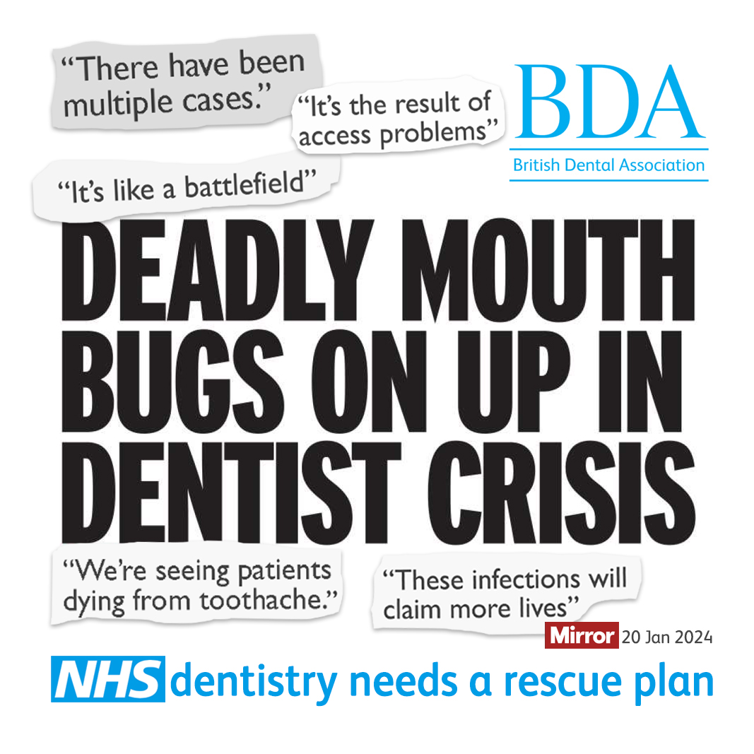 Dental sepsis. 

Oral cancers.

Official indifference to NHS dentistry now has a body count. 

What more will it take for this Government to wake up?

<a href="/VictoriaAtkins/">Victoria Atkins</a> <a href="/andrealeadsom/">Andrea Leadsom</a> <a href="/wesstreeting/">Wes Streeting</a>  

mirror.co.uk/news/health/or…