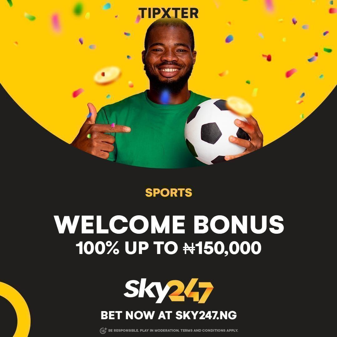 Daily MaxBet  On Sky247 3 Odds Code👉NB61Z5 No Acct Reg👉sky247.ng/?afid=DIFTDM&c… Promo Code : Tipxter