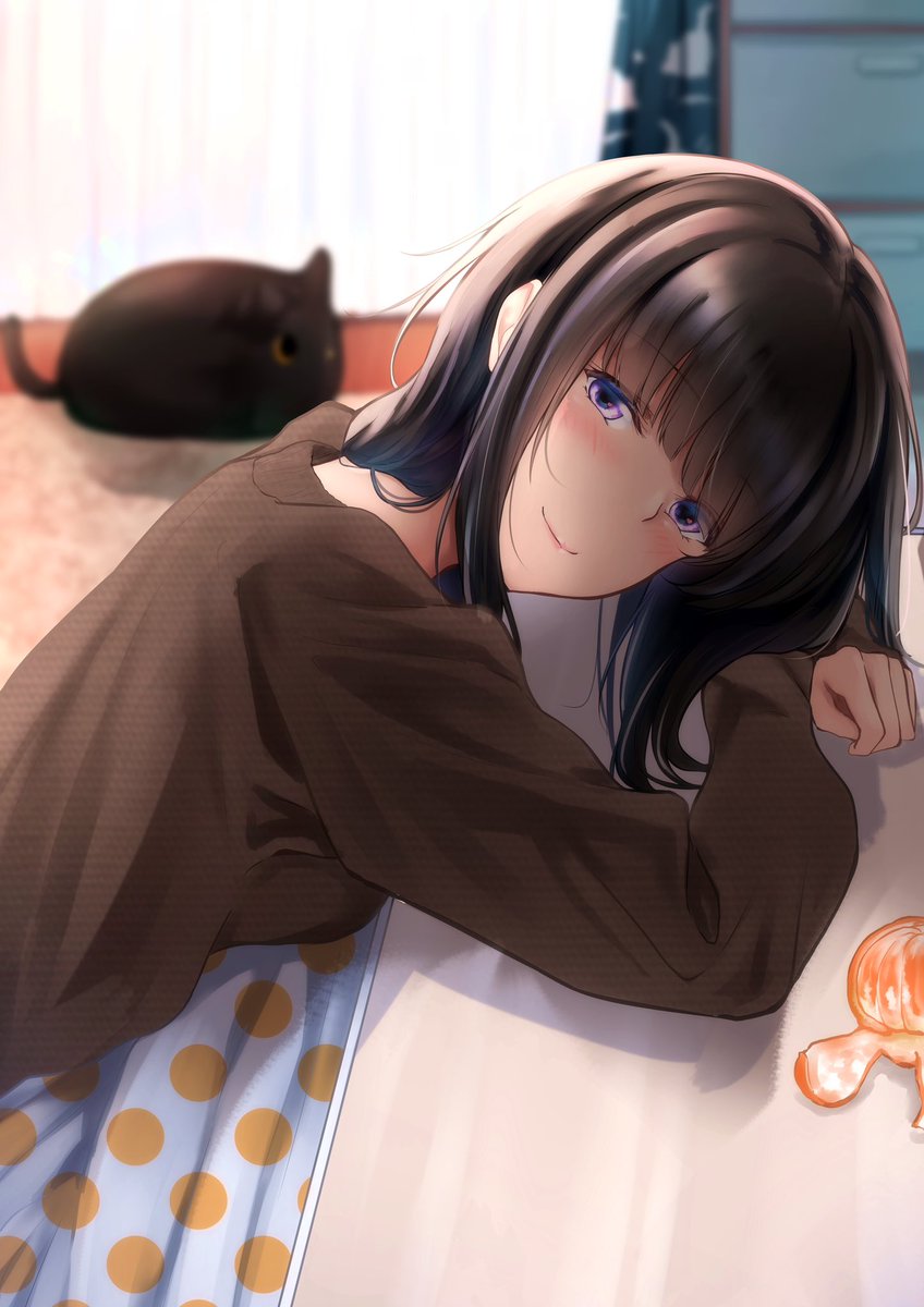 「もう少しゆっくりする?」|からなかのイラスト