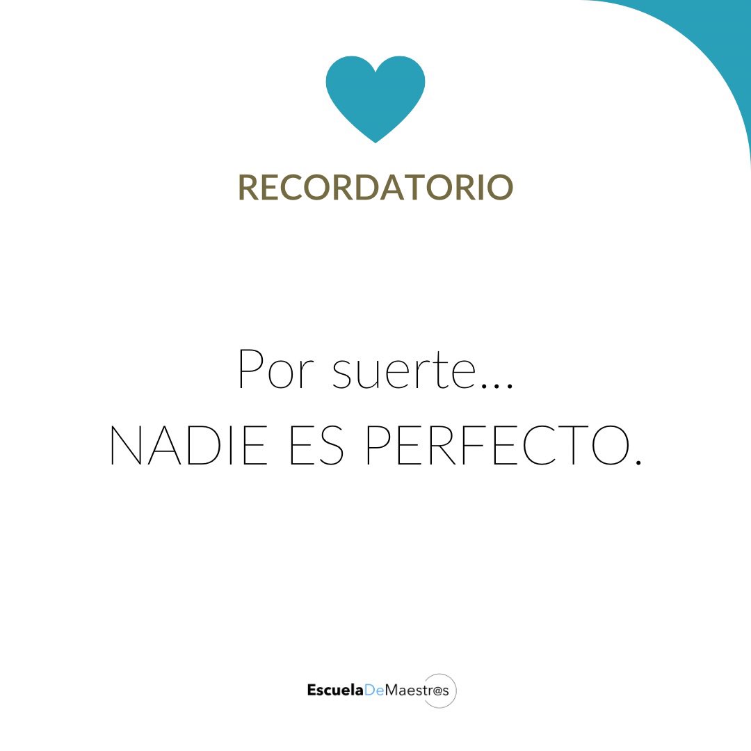 ¡Despierta con determinación, acuéstate con satisfacción! ✨ Por suerte, nadie es perfecto, y eso es lo que nos hace humanos y extraordinarios. Cada día es una nueva oportunidad para crecer, aprender y ser la mejor versión de nosotros mismos. 💪✨ #Motivación #CrecimientoPersonal