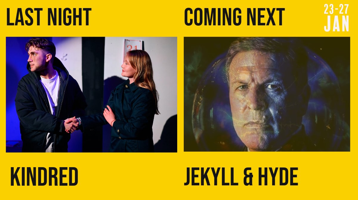 Last performance tonight of ★★★★ ‘Kindred’ from <a href="/KefiTheatre/">Kefi Theatre</a> 
Thank you to all the Company! 
Up next is ‘Jekyll &amp; Hyde’ from <a href="/StratfordProds/">Stratford Productions</a> 
Runs  23- 27 Jan. 
Booking &amp; info here: bit.ly/47euYec