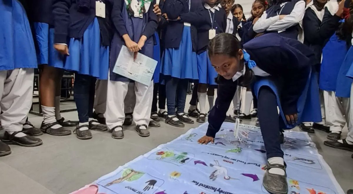 sangeeta_angom's tweet photo. We're thrilled to share the success of our recent sensitization program at Sakhawat Memorial Govt. Girls' HighSchoolKolkata!Outdoor games brought students together, fostering unity &amp; teamwork. Event included invaluable knowledge regarding  BiodiversityConservation of Ganga River. https://t.co/8oVtogk3dU