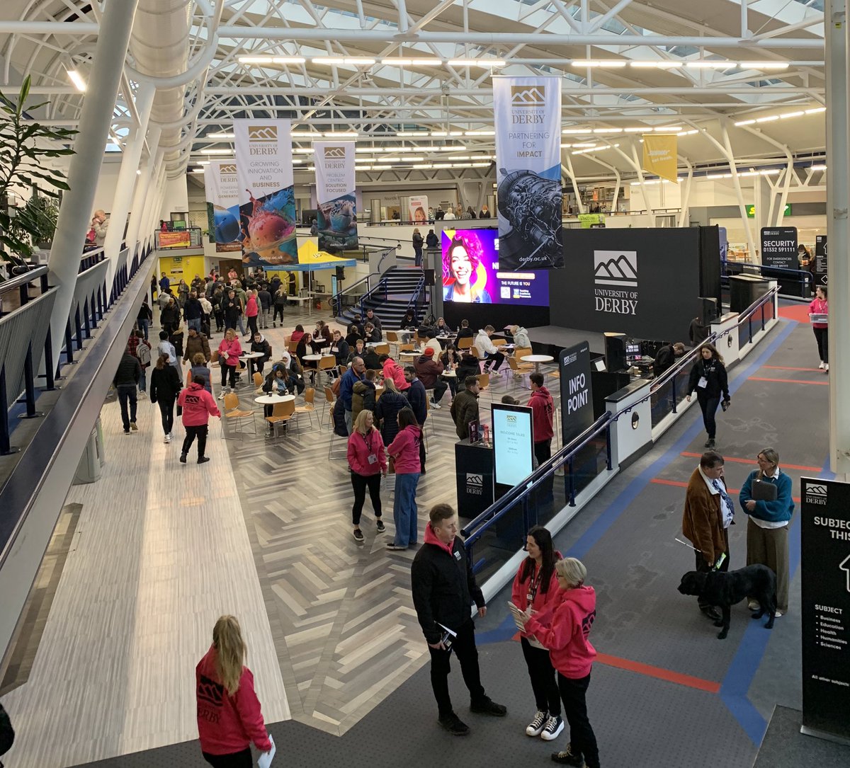 The first #DerbyUni Open Day of 2024 has officially begun! We can’t wait to welcome you all soon. 👋