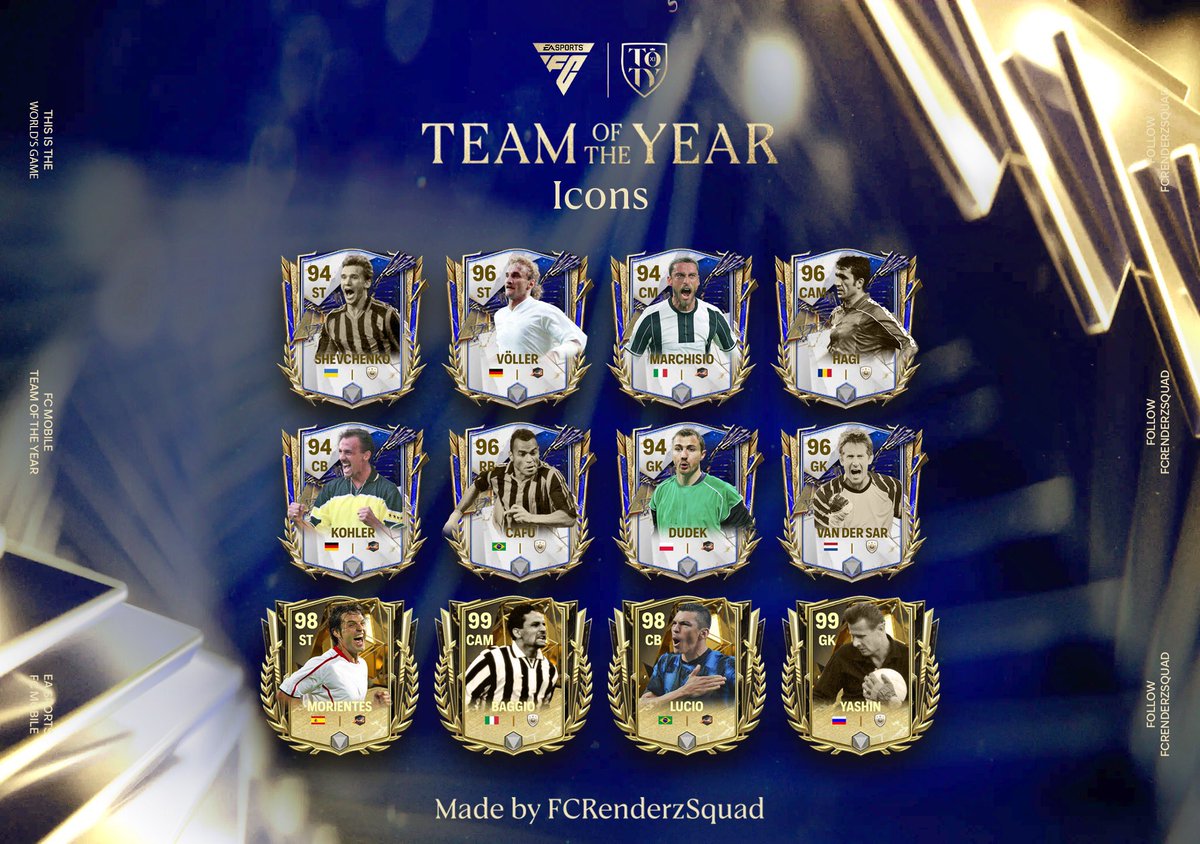 FCRenderzSquad's tweet photo. Introducing some of the great from the ICONS and Heroes collection to TOTY… 🏛️

Now on FCRenderzSquad!

Enjoy! 🙌 

#FCMobile https://t.co/1ESgclzgE0