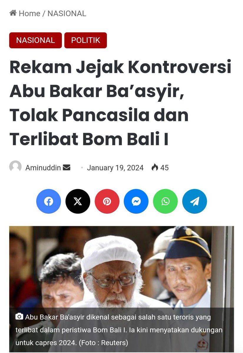 giuliacosta1241's tweet photo. Rencana @puanmaharani_ri yg ingin koalisi dgn @aniesbaswedan akan bikin suara @PDI_Perjuangan makin nyungsep. @ganjarpranowo harus sekubu sama Hasto yg tegas tolak teroris.
SayN0to C4presnyaBaasy1r
#TolakKoalisiAn1esB4asyir 
@BiLLRaY2019
@DavidWijaya82
@sagaislami https://t.co/J0L0Pnx1QS