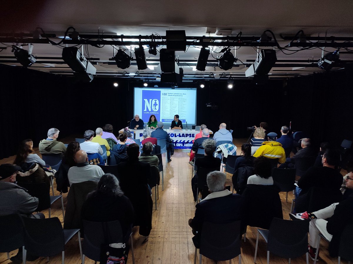 Som a la Jornada
NO A LA COPA AMÈRICA organitzada per <a href="/NoCopaAmerica/">No a la Copa Amèrica 2024</a>

#RumbAlCol·lapse