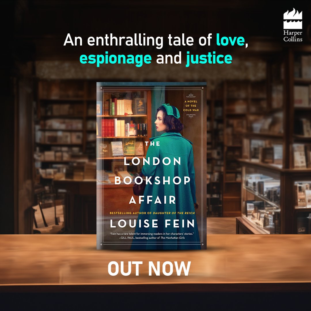 Embark on a thrilling journey through the clandestine world of espionage and love in #TheLondonBookshopAffair by @FeinLouise.

Out Now: brnw.ch/21wGfN9 

#READWithHarperCollins