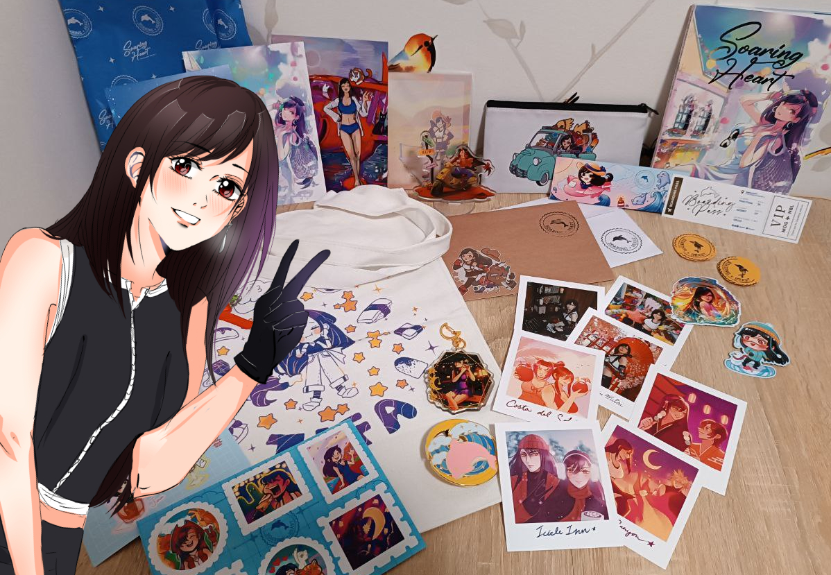 I'm the happiest girl on earth with receiving <a href="/tifazine/">✨ Soaring Heart 🐬 Project Complete!</a> bundle!! 🐬💙 The project became a dream in the truest sense of the word! Such a wonderful experience with incredible people, filled with love for Tifa 🫶

#FF7 #TifaLockhart
