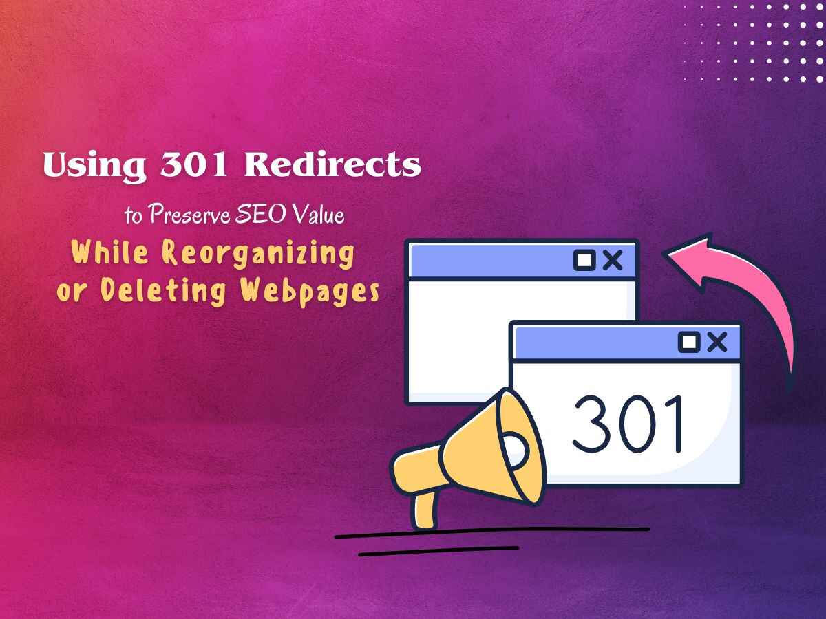 LeadsViw's tweet image. Preserve SEO power with 301 redirects! Master the art of maintaining value during webpage reorganization or deletion. Learn how strategic redirects can keep your rankings intact and enhance user experience. 🚀🔗 
.
#301Redirects #SEOStrategy #WebpageOptimization