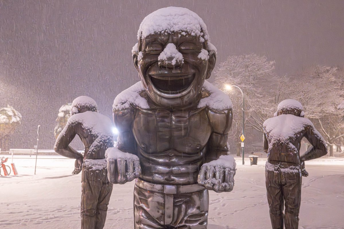 MarksGonePublic's tweet photo. We all loved the Snow now it's a good week of rain. #Vancouver #VanBiennale https://t.co/yHFDG8hhuD