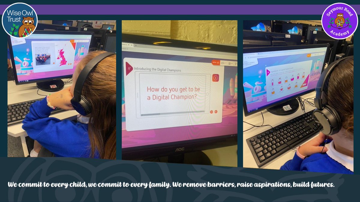 The Digital Leaders @seymour_road have begun their online training with @childnet in our Digital Leader Club. They are learning how to be the best digital leader they can be, how to inspire others, use technology positively, and help others digitally. @BriscoeLaneWOT…