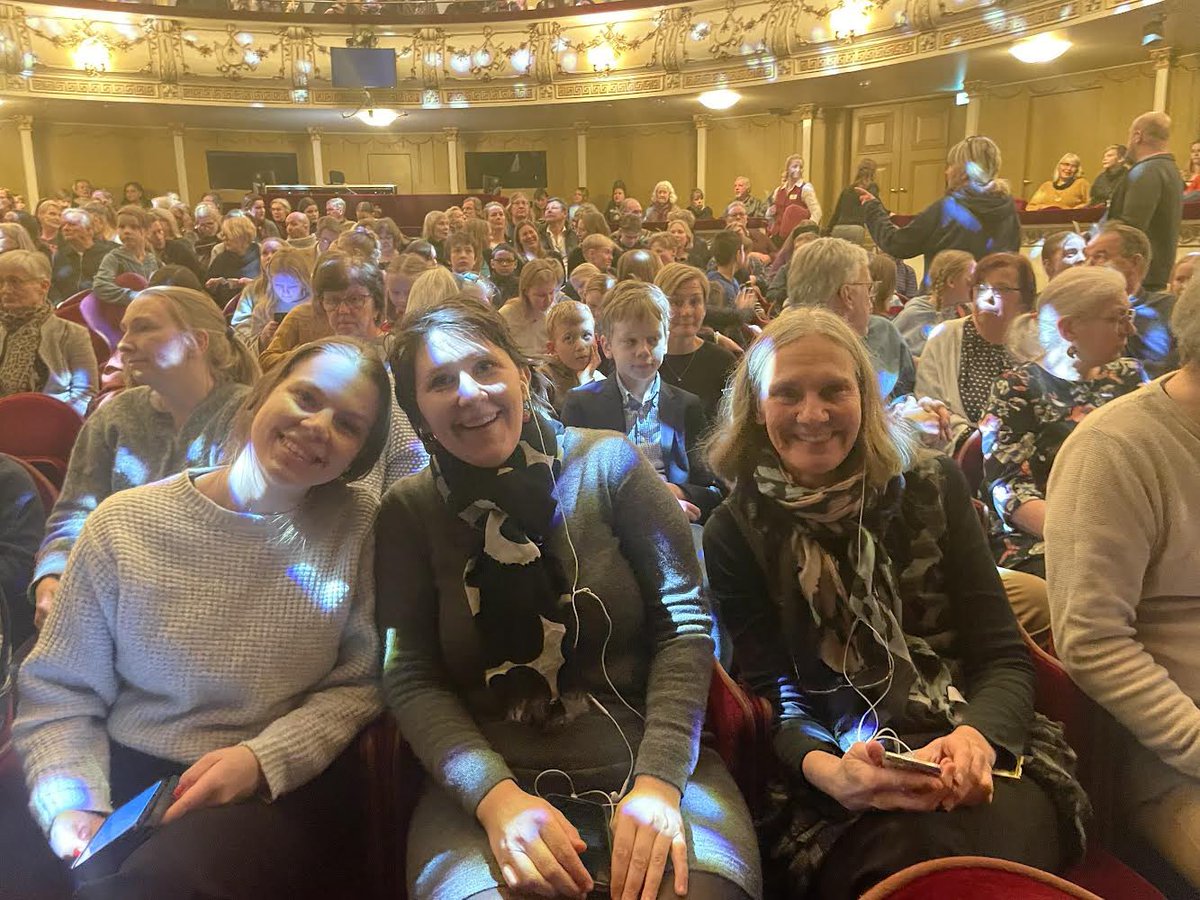 Nu testar FSS Svenska teaterns syntolkningsapp. <a href="/SvenskaTeatern/">Svenska Teatern</a> #syntolkning #teater