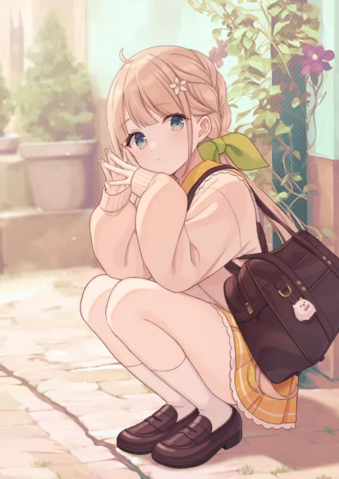 ベージュ髪の女の子っていいよね 
