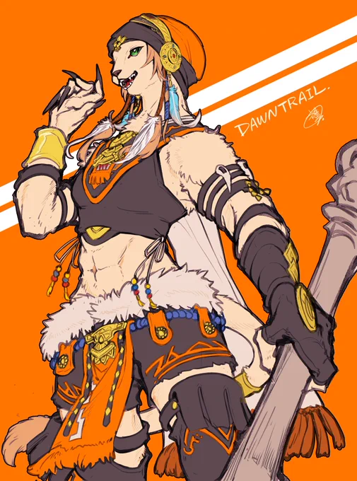 早くウクラマトと冒険したいよ〜! #FF14art 