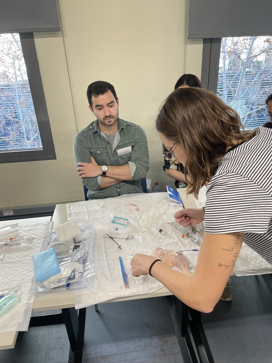 scabrerajaime's tweet photo. Finalizamos la semana de simulació de Acceso Vascular del Máster Enfermería Acceso y Terapia Infusional @UB_IL3. Felicitar a alumnos, docentes y colaboradores por una experiencia increíble.@BDandCo @bbraun_com @icumedical360 @vygon_es @teleflex @Sonosite @sorevan @PMH https://t.co/yPAFNSSpuN