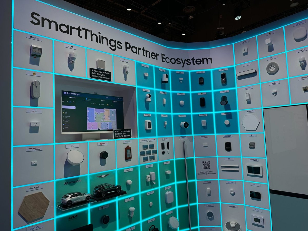 又到一年CES展览时。是一个观察各家智能硬件大厂产品的机会。比如 #三星 企业主导的 #SmartThings，产品矩阵看起来还可以。晚点再云逛逛安克、米家的看看。#CES2024 #智能家居 #物联网
