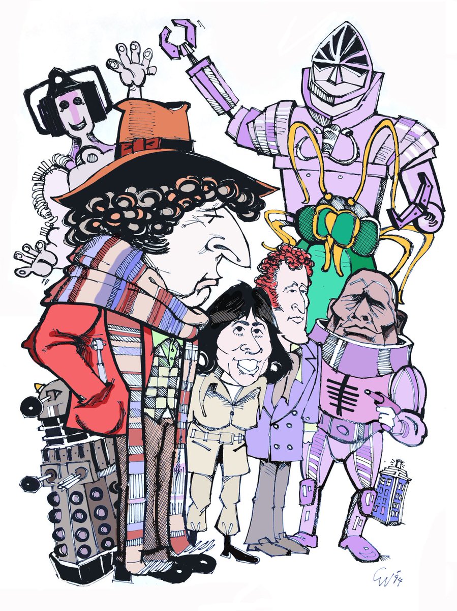 ScribesLike's tweet photo. Happy Birthday Tom! 90 today! #tombaker #doctorwho60 #doctorwho #doctorwhoblueray @doctorwhocovers #vworp! # DM for prints! https://t.co/oDEf4l7h9C