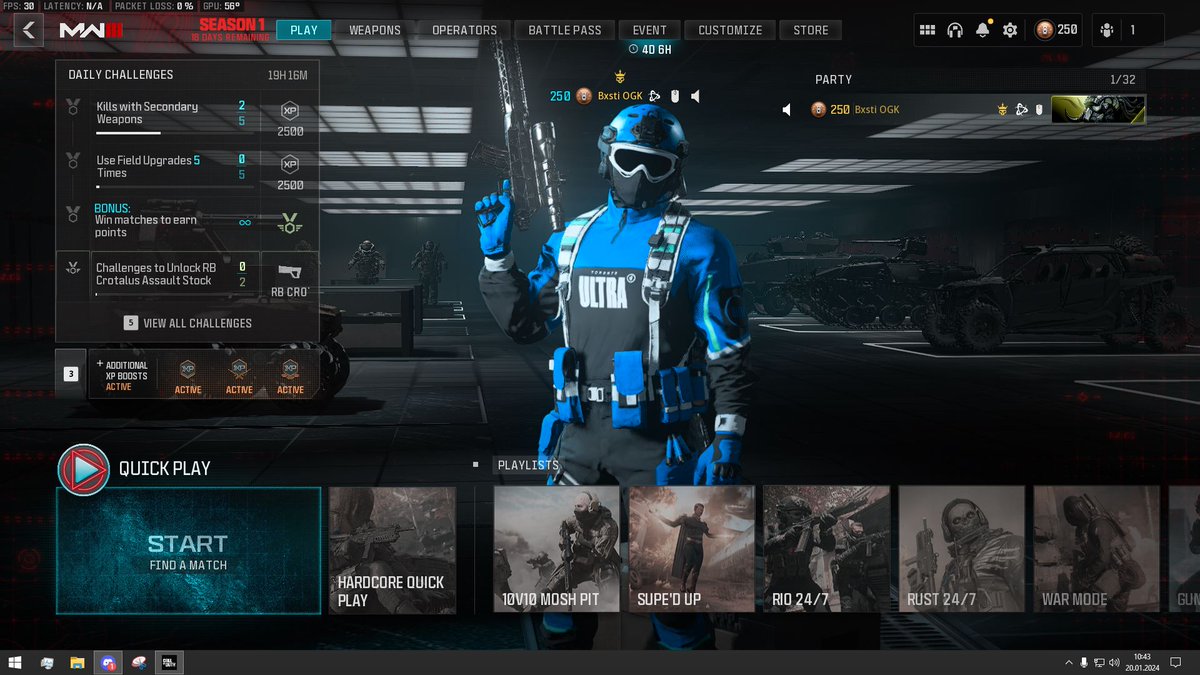 BxstiOGK's tweet photo. Can someone please tell me how to fix that shit 
Everytime i start #MWIII i have to change the same settings again and again but not like graphic settings, its more like have to switch my input from m&k to controller, deadzones, center dot or color blind mode and shit like that.
have this problem now for about 2 Months and it doesnt make any different if the Cod file is read only
@Activision 
FIX THAT SHIT!!!