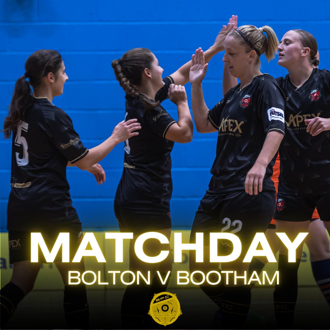Matchday as our Ladies hope to continue their undefeated Cup Run as they take on <a href="/BoothamFutsal/">Bootham Girls' & Ladies' Futsal Club - York</a> in the <a href="/FA_NFS/">FA National Futsal Series</a> Cup 🔥🏆🔥
🆚️Bootham Futsal
🏟Southlands High School
📍PR7 2NJ 
⏰️15.20 ko
🎫 Adults £2.00
🎟Children FOC