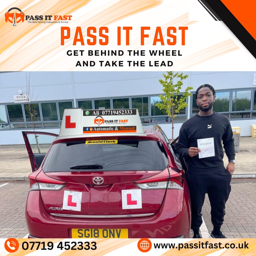 PASSITFAST's tweet image. Empower your drive, own the road, and conquer destinations effortlessly
▪Call and WhatsApp 📞 07719-452333
 #FastTrackDriving #QuickPassDriving #LearnToDriveFast #RapidDrivingCourse #DrivingSchool #PassInWeek #IntensiveLessons #AcceleratedDriving #DrivingGoals #passitfast