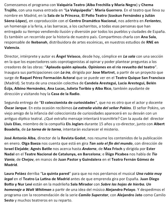 La Sala (RNE) tweet media