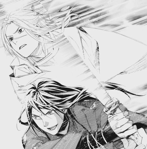 pssst hey... fujoshis.... come read noragami... we have yaoi material... and they're called takemikazuchi & kiun