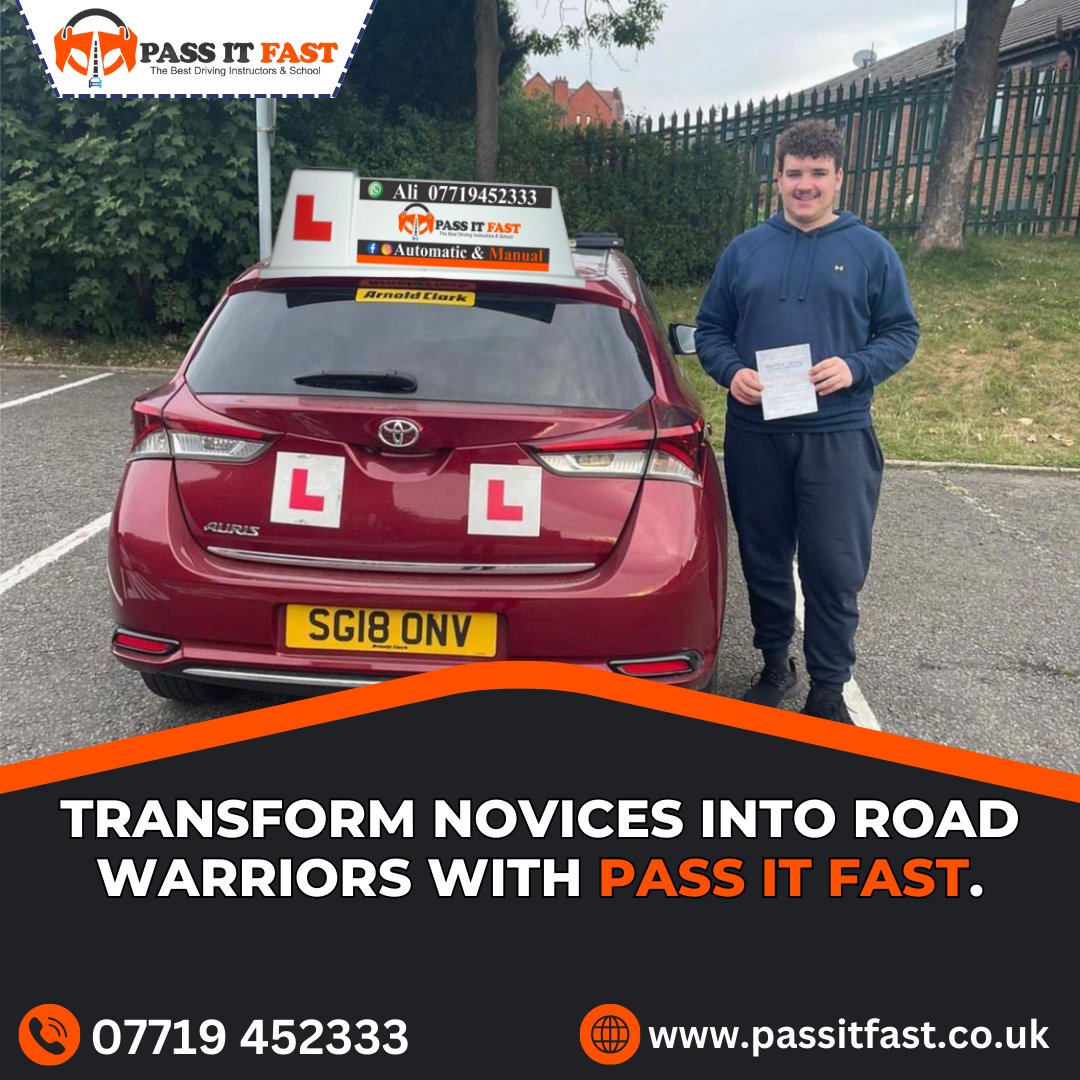 PASSITFAST's tweet image. Transform novices into road warriors with precision and expertise.
▪Call and WhatsApp 📞 07719-452333
#CrashCourseDriving #FastDriving #LearnToDriveFast #RapidDrivingCourse #DrivingSchool #PassInWeek #IntensiveLessons #AcceleratedDriving #DrivingGoals #passitfast