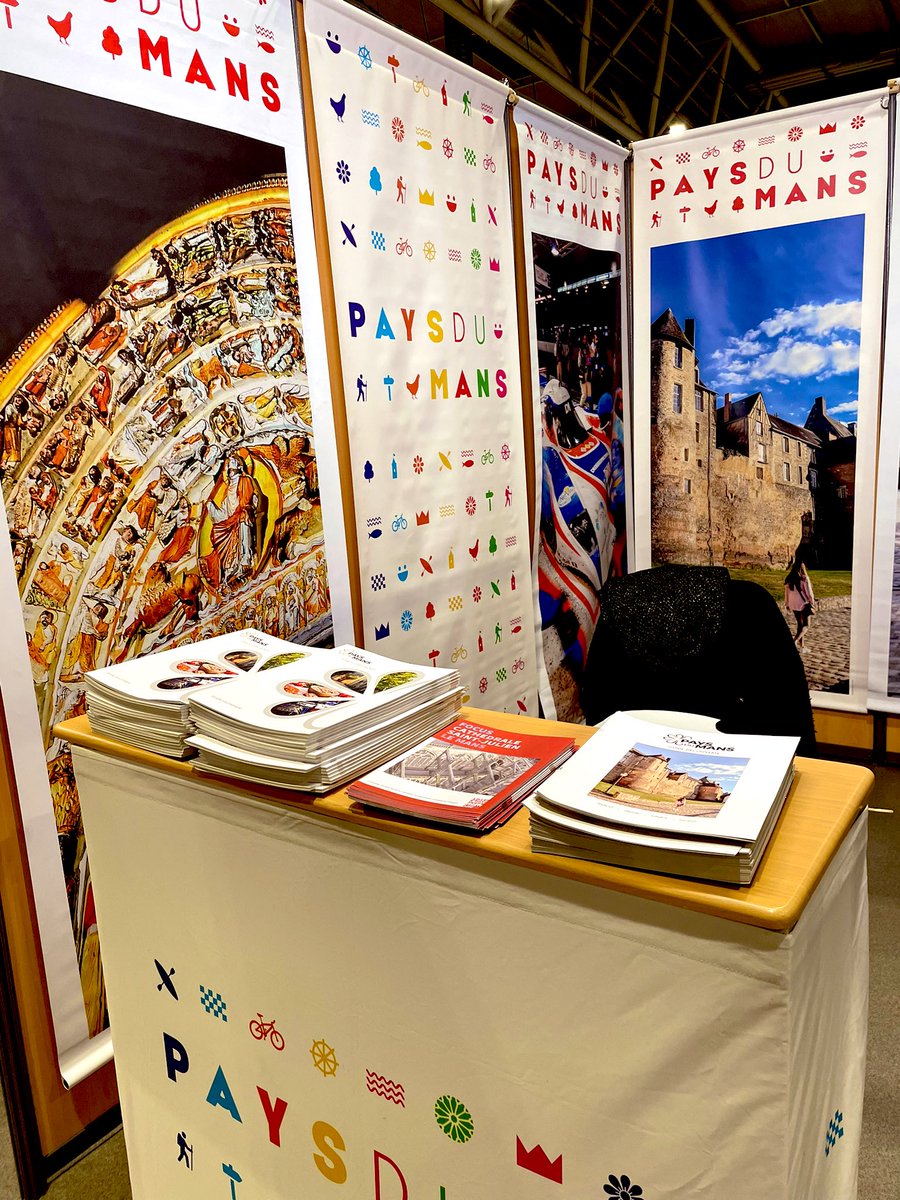 Premier salon de promotion pour <a href="/PaysduMans/">Pays du Mans</a> ! On prépare la saison touristique 💪🏻💪🏻 au @salondesvoyages #clermontferrand