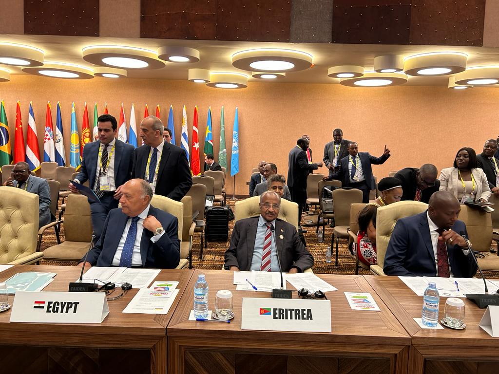 shabait's tweet photo. #Eritrea: FM Osman Saleh Statement at 19th NAM Summit

Statement by H.E. Osman Saleh
Foreign Minister of the State of Eritrea
At the 19th Summit of Heads of State and Government of the Non-Aligned Movement (NAM)
19-20 January, 2024
Kampala, Uganda

Your Excellency, Mr.Yoweri Museveni,
President of the Republic of Uganda,
Distinguished Heads of State and Government,
Excellencies,

Allow me first to congratulate the Republic of Uganda for assuming the NAM Chairmanship and express my profound gratitude for the warm reception accorded to my delegation. While wishing success for the coming three years, I assure you of Eritrea’s full support.

I would also like to thank the Republic of Azerbaijan for the able stewardship of the works of the Group and for putting in the necessary efforts to facilitate this crucial Summit.

Let me also welcome and congratulate the Republic of South Sudan for joining our Movement.

Mr. President,

As we assemble today at the 19th Summit of our Movement under a well-timed theme “Deepening Cooperation for Shared Global Affluence”, humanity is going through perilous global peace and security as well as dwindling socio-economic and environmental crises requiring us for genuine cooperation and renewed commitment.

Inter and intra-state wars, geopolitical rivalries, socio-economic inequalities, and the adverse impact of climate changes and pandemics are posing unprecedented ramifications on the lives of millions, who are already deprived and marginalized in the Global South.

Mr. President,

The underlying causes of these interlocking and intertwined crises are attributed to multiple factors. However, the systemic failures of the existing global governance architecture remain at the core. Guided by the ill-premised “rules-based international order”, the global governance architecture has been and continues to foment conflicts, deprive societies and monopolize resources, and abrogate the principles of international law and the UN Charter.

The negative ramifications of this dysfunctional global governance architecture are not confined to the sovereign nations and peoples of the Global South. Extreme and ludicrous inequalities where less than 1% of the population own 99% of the national wealth; unbridled consumerism which has bred and continues to aggravate climate change; atomization of societies that have literally decimated social compassion and community-care by fostering exclusive and unnatural individualism; are dangerous trends that will ultimately undermine the social fabric and stability in individual countries and our global village at large.

Mr. President,

The existing global economic and financial institutions – the embodiment of the unfair and non-inclusive international order - are essentially designed to sustain the very few and narrow ideals of the ‘neo-liberal economic’ outlook through exploitation and monopoly of the global economy and affluence while aggravating poverty across nations.

The magnitude of exploitation of the resources in developing countries through the ‘neo-colonial’ arrangements is evident to merit explanation. The experience of Africa, a Continent endowed with 60% of the World’s natural resources, is an object lesson. Ironically, this rich Continent remains the source of raw materials needed for the economies and technological products of the covetous few ‘developed countries’ at a minimal price. In turn, the Continent purchases back value-added products at an exponentially high price, and this keeps most African nations under acute trade deficit and hence poverty.

Mr. President,

My country, Eritrea, is not spared of the continued viciousness and injustices of the dysfunctional international order and hegemonic ‘unipolarity.’ At the time when most African countries were gaining their “independence,” the People of Eritrea were doomed to be annexed under the yoke of the Ethiopian Imperial regime for the sole purpose of the US misguided foreign policy of favouritism to its anchor states.

Even decades after its hard-won liberation and independence, Eritrea has been and continues to be vilified by those erroneous and nefarious policies. For almost a decade, the country and its people were subjected to unwarranted UN Security Council sanctions, based on fabricated allegations. Yet, the country is further sustaining the illegal unilateral sanctions imposed by the US and EU. Regrettably, several NAM Member States are victims of such outrageous Western foreign policy tools. These illicit and arbitrary measures must be categorically rejected by our Movement and immediately annulled as they are in contravention of the UN Charter, principles of international law, and multilateralism.

Mr. President,

The idea of “shared global affluence” could only be convincing and practical once the ramifications of the above-highlighted ill-premises of the existing global governance architecture are rectified.

Realizing such a noble vision entails forging meaningful and symmetric ties of cooperation and partnership to boost our collective commitments and resources based on mutual respect for national independence and sovereignty. To that end, our Movement will require higher standards and a revitalized perspective to redress the injustices created by the dysfunctional global governance and accomplish the objectives laid before us, and thus reawaken our collective responsibility to achieve a shared global affluence.

To conclude, Eritrea calls upon all NAM member states to mobilize their untapped resources and demonstrate the requisite resolve to forge a global order predicated on the equal and full participation of all member States as opposed to unilateralism and the ‘rules-based order.’ NAM member States need to reassert their peculiar and historical responsibility to uphold the sacrosanct principles of equality, respect of sovereignty, territorial integrity, and political independence of all nations and peoples as enshrined in the UN Charter and the Bandung Principles.

I Thank You!