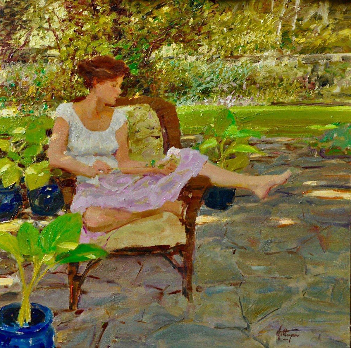 🎨David Hettinger, 1946 Impressionist painter