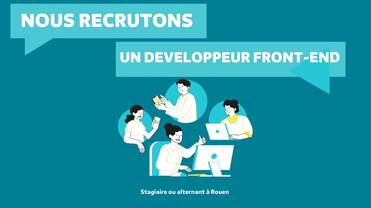 smspartner's tweet image. 🔍 NDA Media recherche pour ses plateformes #SMSPartner, #VoicePartner, #MailPartner, leader dans le domaine de la communication BtoB, recherche son prochain développeur front-end.

👉Le lien de l'offre : fr.indeed.com/job/stage-alte…

Postule dès maintenant ! 🚀