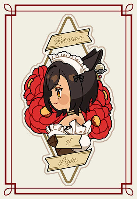 Today is Miss Rihua's nameday!!! I love her so much and thank you all for loving her just as much! She's come so far to become everyone's beloved Retainer of Light! Ever at your side!!!